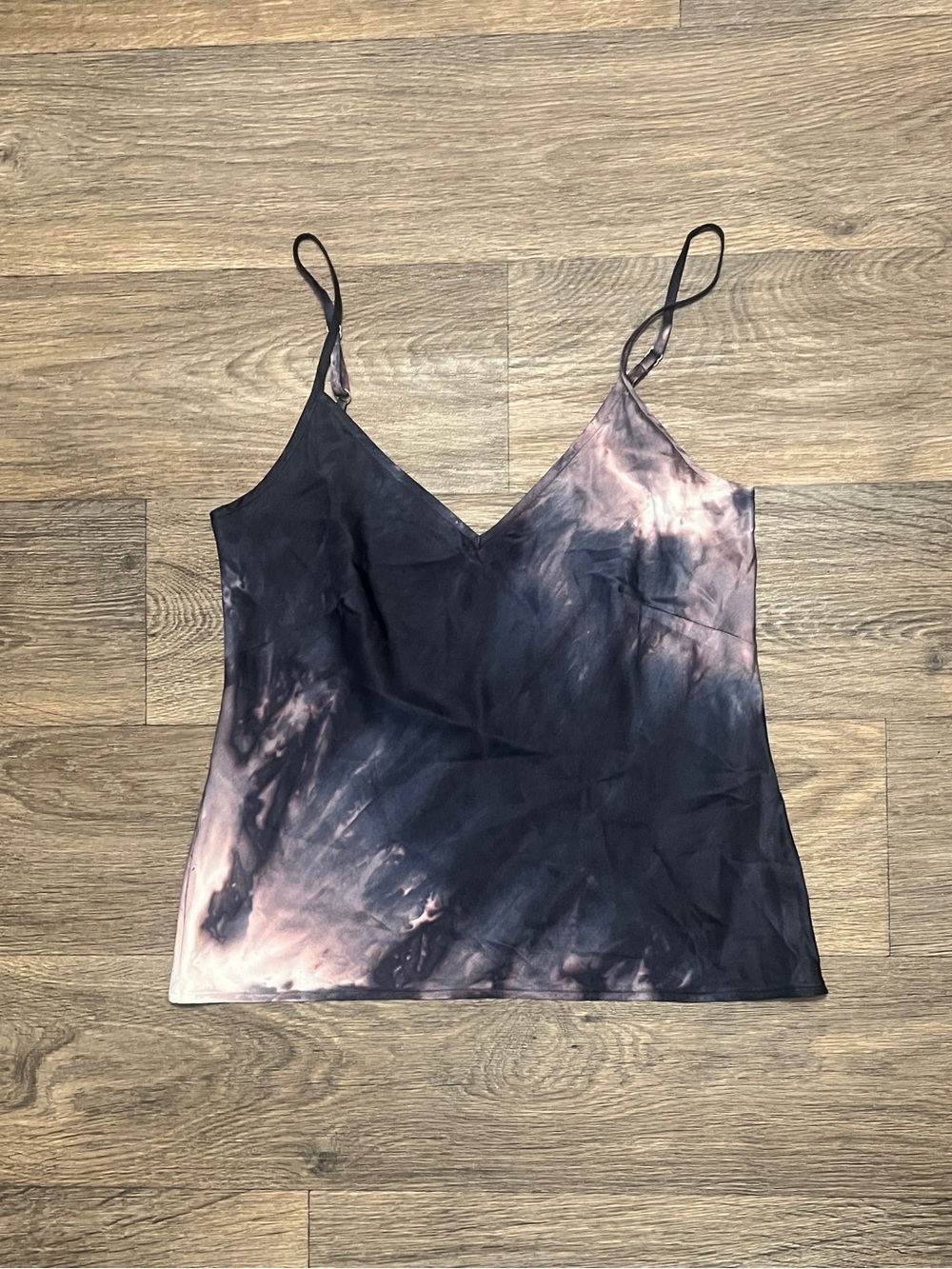 Mijo by Michelle Jonas Silk Camisole Size Small Sleeveless Tank Tie-Dye